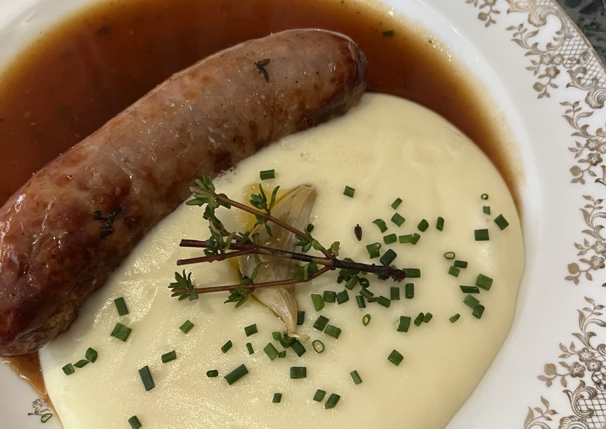 Image of sausage and mash