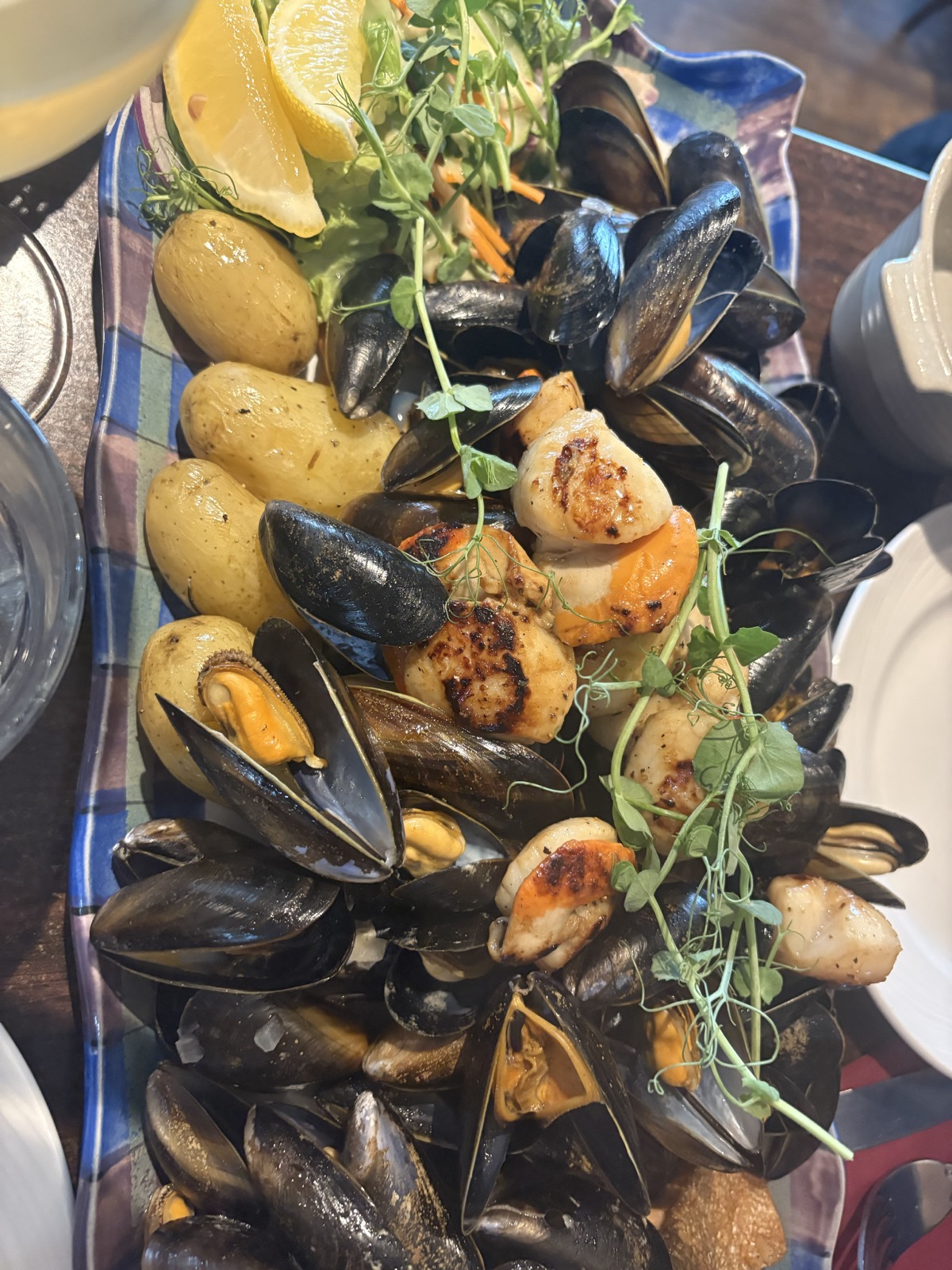 Sea food platter at Sea Breeze